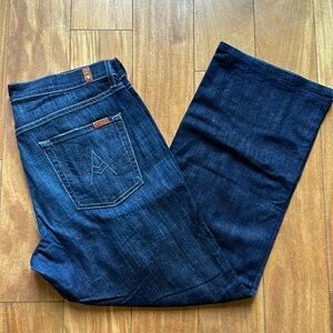 7 for all mankind denim A pocket relaxed. Waist 33, inseam 28